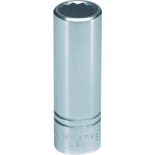 WILLIAMS 1/2 drive deep socket 12-sided 18mm JHWSMD-1218 1 piece