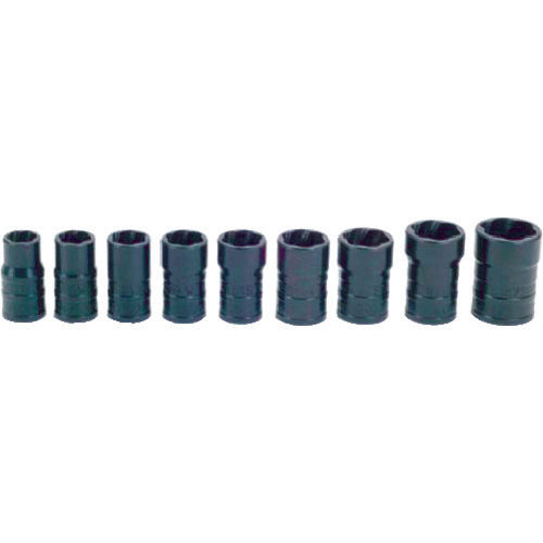 WILLIAMS 3/8 Drive Turbo Socket Set 9 Pieces JHWTSMS3809 1 S