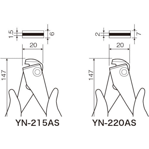 GUT PCB Perforation Cutter YN-215AS 1 pc