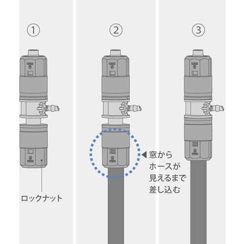 タカギ　９ｍｍジョイント　４ｍｍ分岐　（２個入）　GKJ106　1 袋