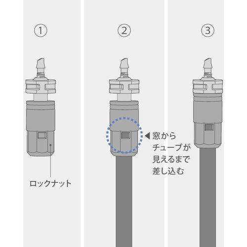 タカギ　点滴チューブスリム用ジョイントセット　GKJ107　1 個