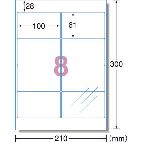 ３Ｍ　エーワン［［ＴＭ上］］　透明保護フィルム　１００×６１ｍｍ　（６枚入）　79208　1 PK