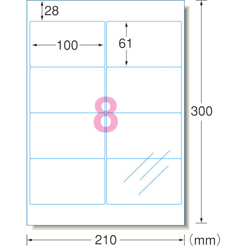 ３Ｍ　エーワン［［ＴＭ上］］　透明保護フィルム　１００×６１ｍｍ　（６枚入）　79208　1 PK