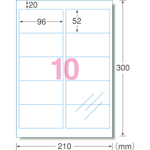 ３Ｍ　エーワン［［ＴＭ上］］　透明保護フィルム　９６×５２ｍｍ　（６枚入）　79210　1 PK