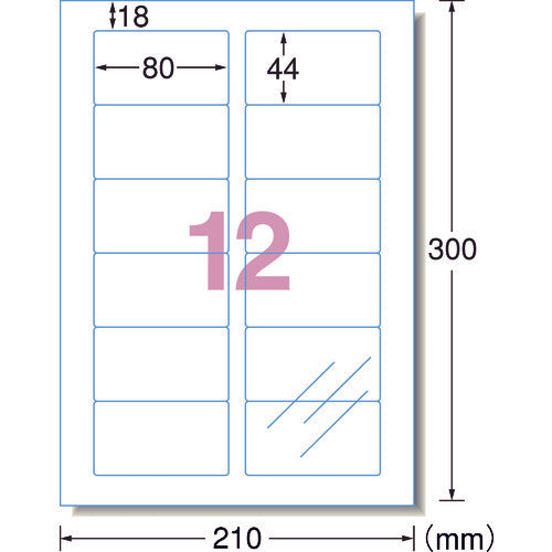 ３Ｍ　エーワン［［ＴＭ上］］　透明保護フィルム　８０×４４ｍｍ　（６枚入）　79212　1 PK