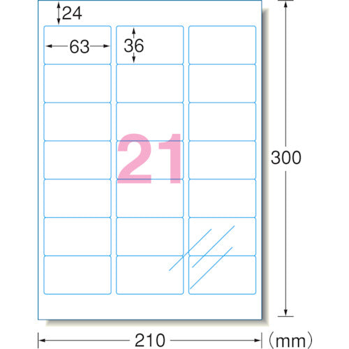 ３Ｍ　エーワン［［ＴＭ上］］　透明保護フィルム　６３×３６ｍｍ　（６枚入）　79221　1 PK