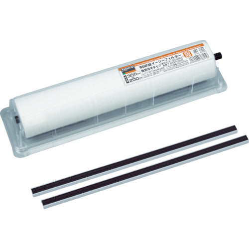 ＴＲＵＳＣＯ　制御盤イージーフィルター　難燃厚手タイプ　３００Ｘ２００　５０枚分　１本　T-OCPT-300　1 本