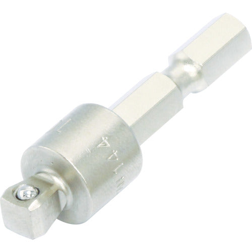 TONE Socket Adapter (for power tools) Swinging socket adapter for electric drills, 6.35mm drive, 2BAF-08, 1 piece