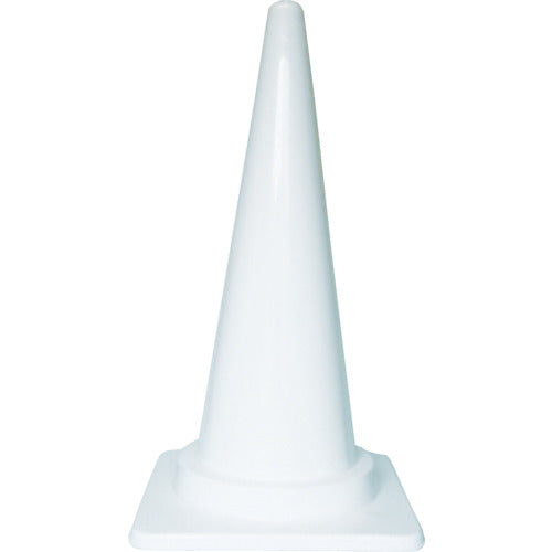 TRUSCO Safety Cone Width 380mm x Height 700mm White TCC-W 1 piece