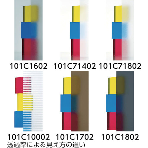 中川ケミカル　フォグラスＣ−１００　１０１０ｍｍ幅　２ｍ巻　プレスタ付き　101C10002　1 巻