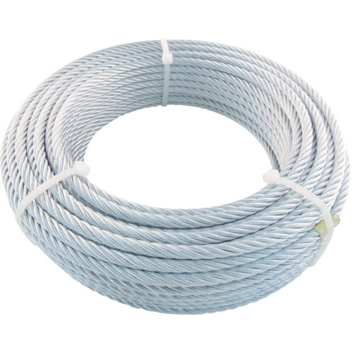 TRUSCO JIS standard plated wire rope (6X19) Φ6mmX30m JWM-6S30 1 roll