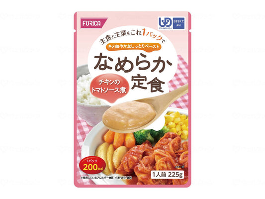 ホリカフーズなめらか定食 個 ﾁｷﾝのﾄﾏﾄｿｰｽ煮