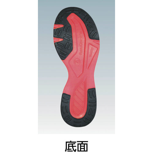 MARUGO Mandom Safety #767 Red/Black 25.5cm MNDM767-R/BK-255 1 pair