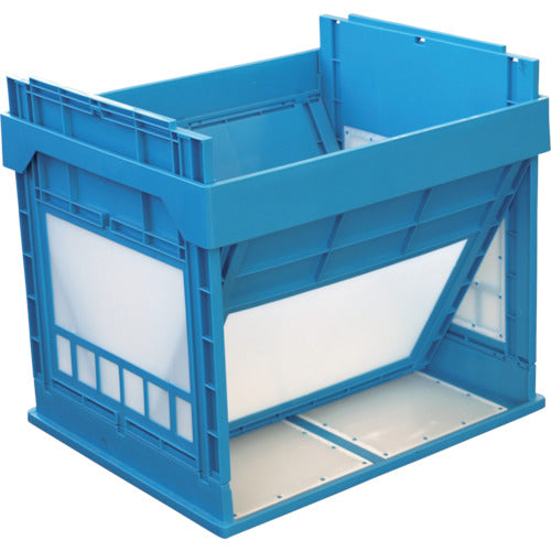 ＫＵＮＩＭＯＲＩ　プラスチック折畳みコンテナ　パタコン　Ｎ−１０７　ブルー　50190-N107-B　1 個