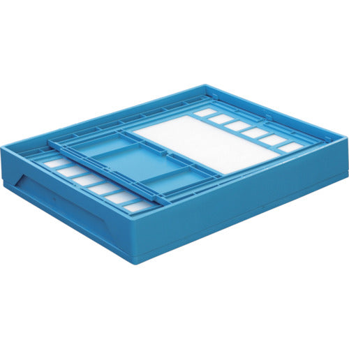KUNIMORI Plastic Folding Container Patacon N-134 Blue 50680-N134-B 1 pc
