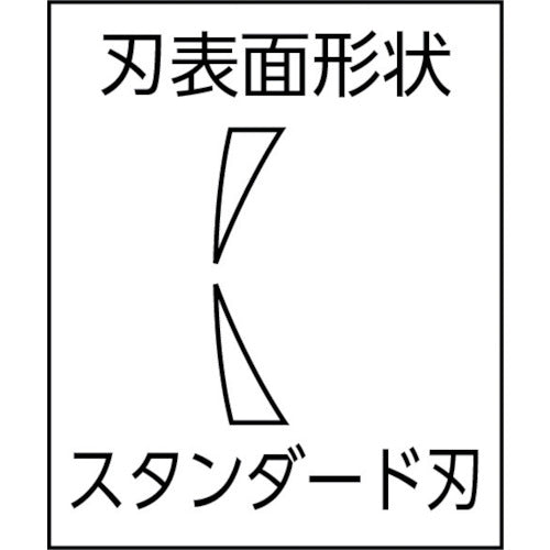 ＫＥＩＢＡ　プラスチック用ニッパー（刃先形状スタンダード）　１００　PL-714　1 丁