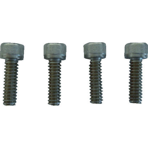 TRUSCO Stainless Steel Vice TSUB-100 Base Fixing Screw (1 Set of 4) TSUB100NS 1 Set