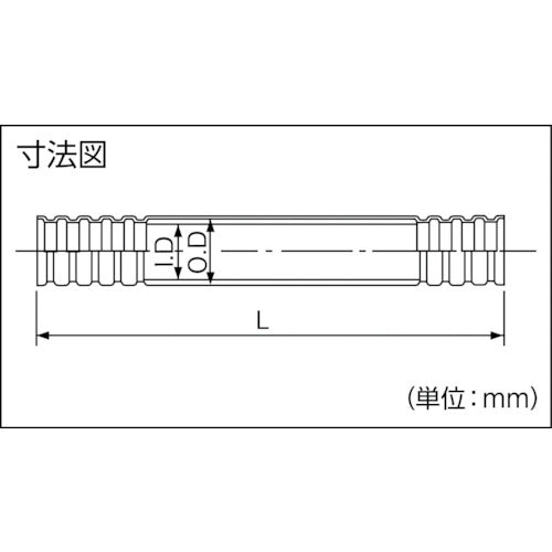 因幡電工　ロングフレキ　B-13SUS316L　1 巻