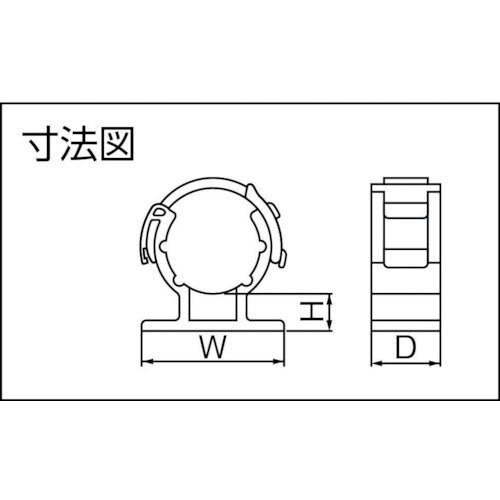 因幡電工　バンド式パイプホルダー　JBH-13　1 個