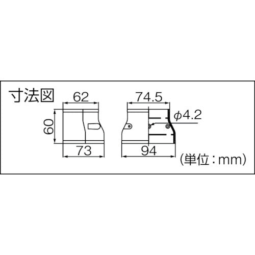 因幡電工　ＬＤ異径ジョイント　LDR-90-70-I　1 個