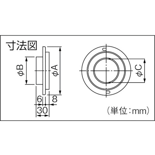 因幡電工　ニューウォールキャップ　NWC-60　1 個