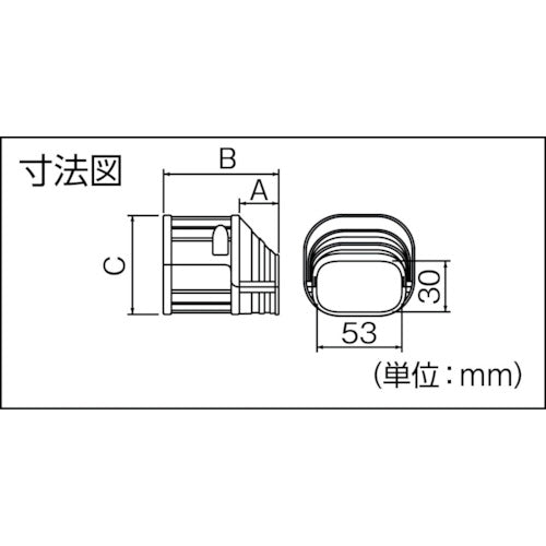 因幡電工　端末カバー　SEN-100-I　1 個