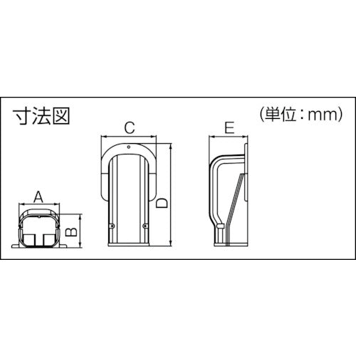 因幡電工　ウォールコーナー　SW-100-I　1 個