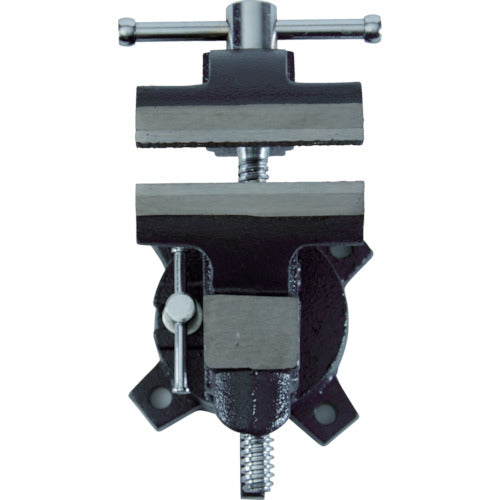 ＴＲＵＳＣＯ　回転台付バイス（角胴シャフト）軽作業用　１００ｍｍ　TLV-100　1 台