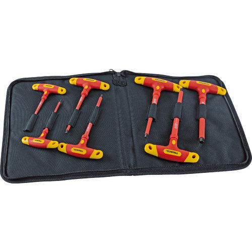 TRUSCO Insulated T-shaped hex wrench set of 7 TZTR-7S 1 S – カイゴロウ