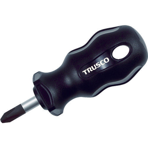 TRUSCO Resin Handle Driver (Stubby Type) TD-2-25 1 Piece