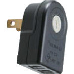 Panasonic Rolling Tap, 1 outlet, Black, WH2129BP, 1 unit