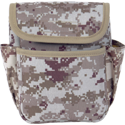 ＴＲＵＳＣＯ　【売切廃番】デジタルデザート迷彩　腰袋　２段フタ・カラビナ付き　TCM-W22　1 個