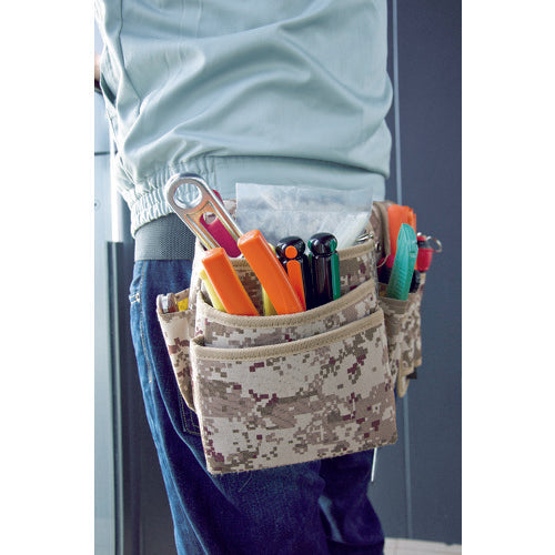 TRUSCO 【매진 폐번】 디지털 디저트 위장 허리 부대 2 단 펜치 드라이버 붙이 TCM-W24 1 개