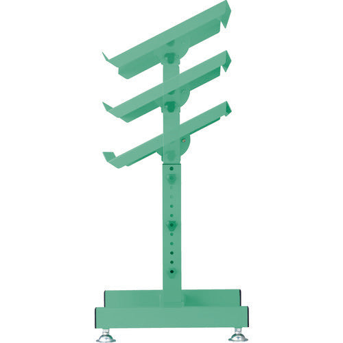 ＴＲＵＳＣＯ　ワークサポートスタンド　ロック機構付昇降型　キャスター付　ヤンググリーン色　WS-2C-YG　1 台