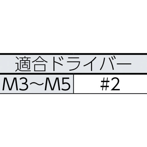 ＴＲＵＳＣＯ　十字ピンナベ頭小ねじ　三価クロメート　Ｍ３×６　６５本入　B114-0306　1 PK