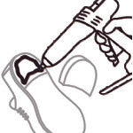 산요 라이프 핫멜트 마이티스틱 800MT(25cm) 800MT 1 CS