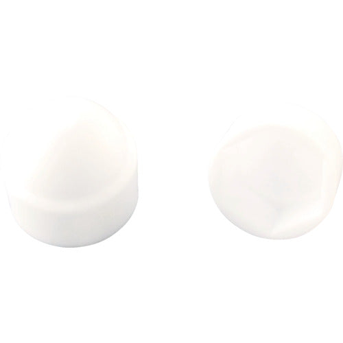 ＴＲＵＳＣＯ　ボルトナットキャップ　ポリエチレン　白　Ｍ６　１０個入　TPC-M6-10　1 PK
