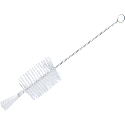 TRUSCO 물리 화학 브러시 시험관 용 나일론 털 스테인리스 무늬 TBT-S1N 1 개