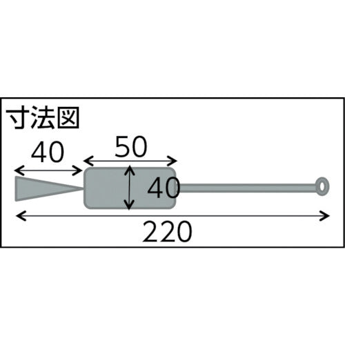 ＴＲＵＳＣＯ　理化学ブラシ　試験管用　ナイロン毛　ステンレス柄　５本入　TBT-S1N-5P　1 袋