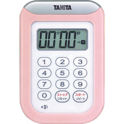 ＴＡＮＩＴＡ　丸洗いタイマー１００分計　ＴＤ‐３７８‐ＰＫ　TD-378-PK　1 個