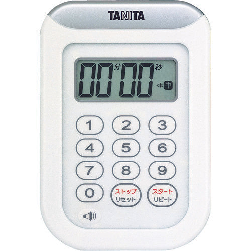 ＴＡＮＩＴＡ　丸洗いタイマー１００分計　ＴＤ‐３７８‐ＷＨ　TD-378-WH　1 個