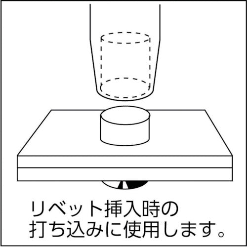ＲＥＮＮＳＴＥＩＧ　リベットセッター５本セット　445-100-0　1 Ｓ