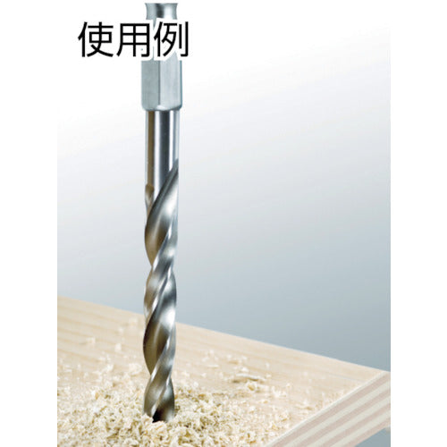 ＡＬＰＥＮ　ハイス木工ドリル　４．０×８８ｍｍ　六角軸シャンク　62200400　1 本