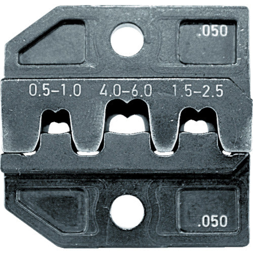 ＲＥＮＮＳＴＥＩＧ　圧着ダイス　６２４−０５０　オープンバレル平端子０．５−６．　624-050-3-0　1 組