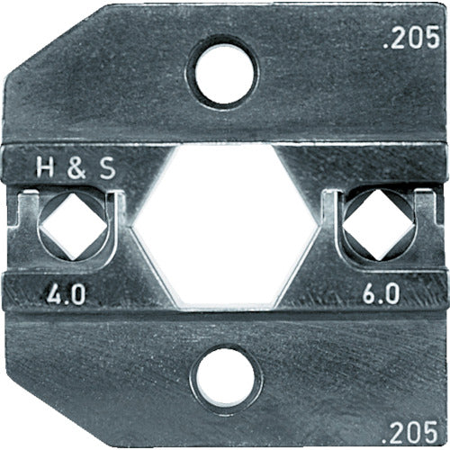 ＲＥＮＮＳＴＥＩＧ　圧着ダイス　６２４−２０５　Ｈｕｂｅｒ　４．０−６．０　624-205-3-0　1 組