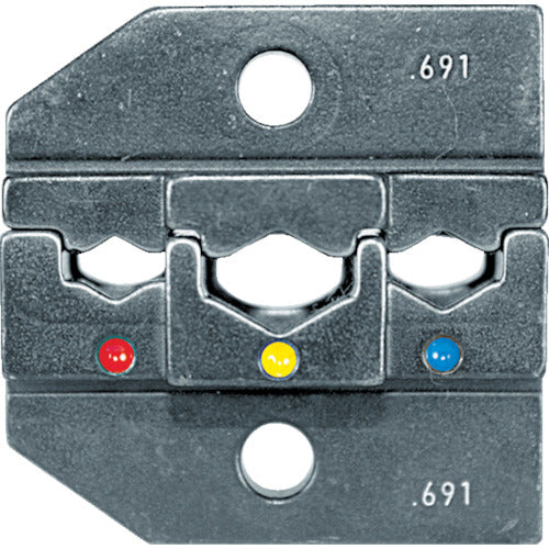 ＲＥＮＮＳＴＥＩＧ　圧着ダイス　６２４−６９１　絶縁端子ＩＳＯ　０．５−６．０　624-691-3-0　1 組