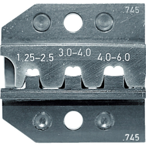 ＲＥＮＮＳＴＥＩＧ　圧着ダイス　６２４−７４５　オープンバレル接続端子　１．２５　624-745-3-0　1 組