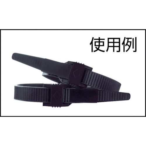 ＳａｐｉＳｅｌｃｏ　【在庫限り値引品】「カール」　ケーブルタイ　黒　６ｍｍ×１７５ｍｍ　最大結束４　COL.3.411　1 袋