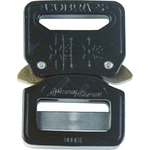 ALPIN COBRA Original Buckle 25mm Matte Black VF FC25MVF-B 1 pc