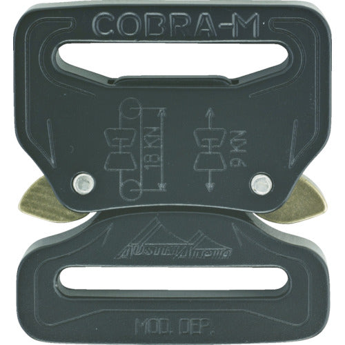 ALPIN COBRA 오리지널 버클 33MM 블랙 FF FC33KFF 1개